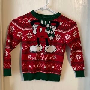 Christmas Mickey sweater!